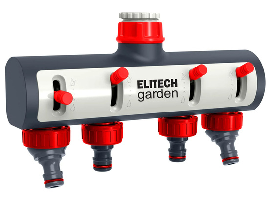 Разветвитель ELITECH Garden HF 004 4-х канальный