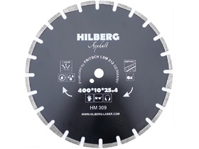 Диск алмазный сегментный 400*25,4 по асфальту HILBERG HM309