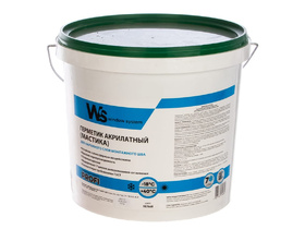 Акриловый герметик для наружного нанесения WS, 7 кг., белый WSout007