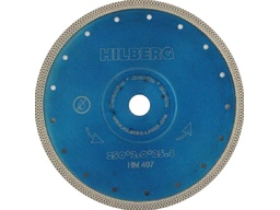 Диск алмазный 250*22,2/25,4 турбо по керамограниту HILBERG 2,0 мм HM407