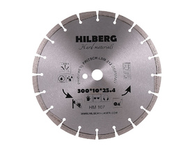 Диск алмазный 300*25,4 сегментный по арм.бетону HILBERG HM107