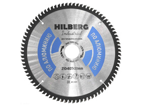 Диск пильный Hilberg Industrial Алюминий 216*30*80Т HA216