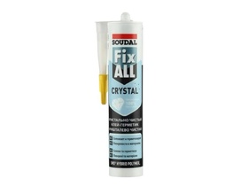 Клей-герметик  SOUDAL Fix All  CRYSTAL 290 мл., белый