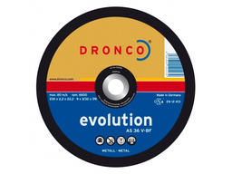 Отрезной круг по  металлу EVOLUTION 230х2,2х22 "DRONCO"